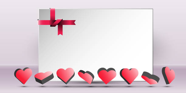 istock Background of red hearts for Valentine's Day and March 8 - 3D vector eps10 916640004
