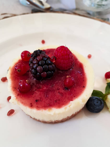 istock Cheesecake with fruits 916661292