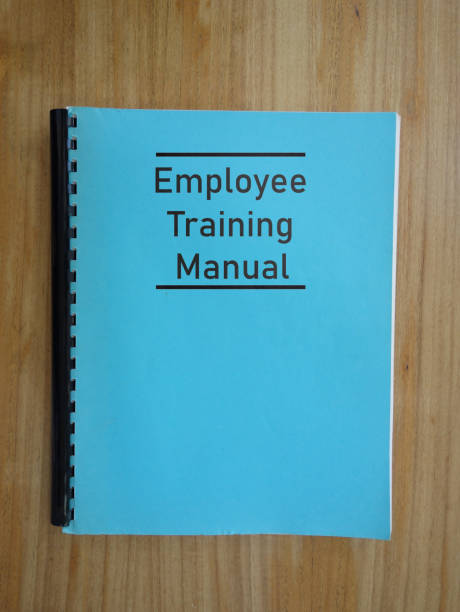 employee trainng manual - occupation handbook human resources recruitment imagens e fotografias de stock
