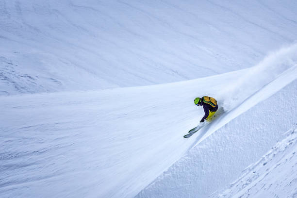 istock extreme skier in powder snow 916669330