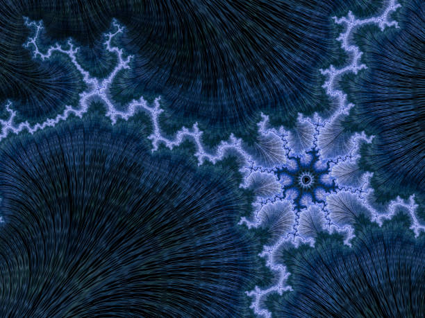 istock High resolution multi-colored fractal background, which patterns remind of flowers. 916679764
