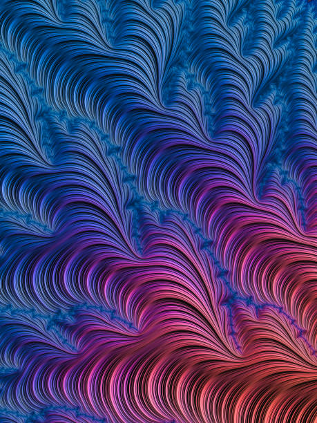 istock High resolution multi-colored fractal background, which patterns remind of invasive tree roots. 916680412
