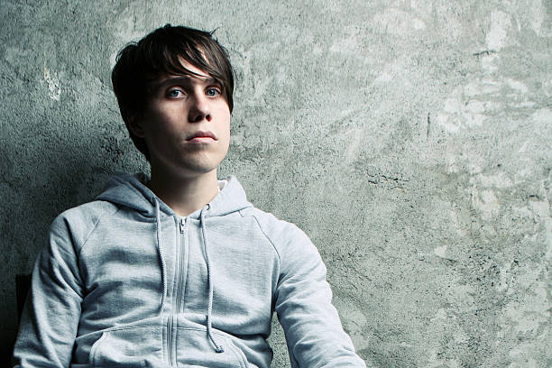 istock Vertical Portrait of Young Man 91669184