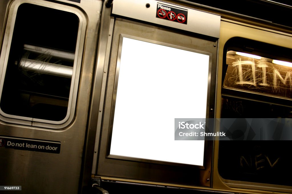 Hier bewerben - Lizenzfrei U-Bahn Stock-Foto