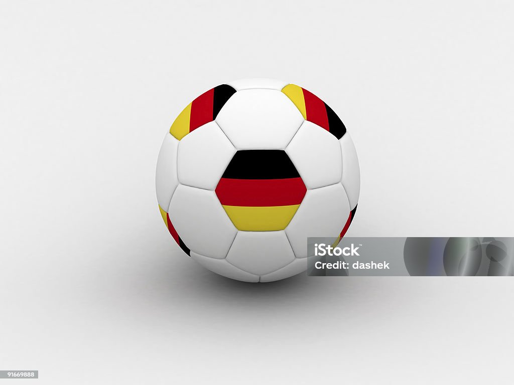 Pelota de fútbol de alemania - Foto de stock de Alemania libre de derechos