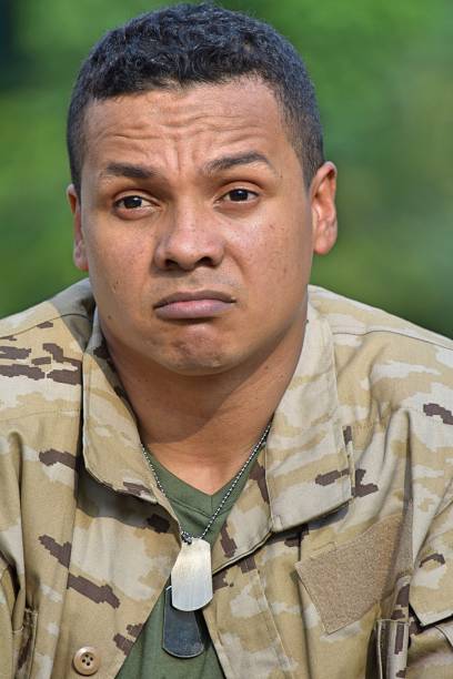 istock Minority Male Soldier And Confusion 916699472