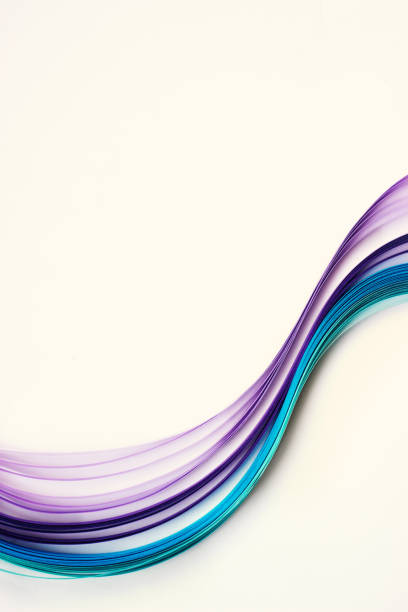 istock Abstract colorful paper stripes on white background; Abstract lines background 916700318