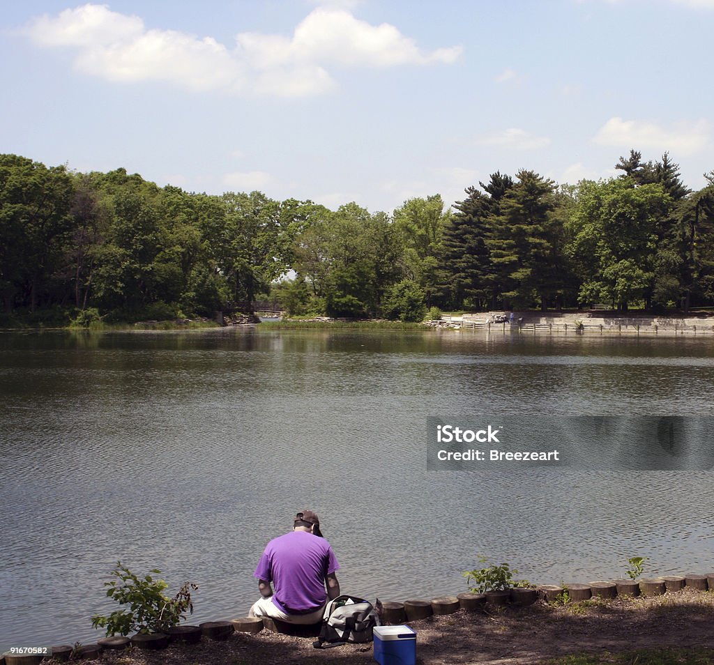 Homem pronto para peixe - Foto de stock de Adulto royalty-free