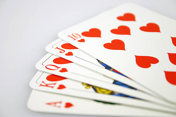 poker carte - foto stock
