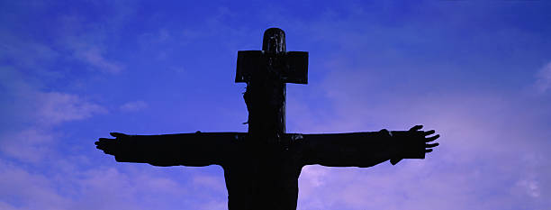 istock Panoramic of Christ on the Cross 91671403