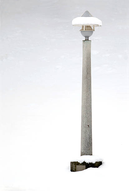 Solitario lamppost - foto stock