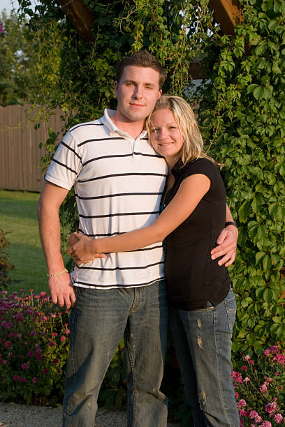 istock Happy couple portrait 91671882