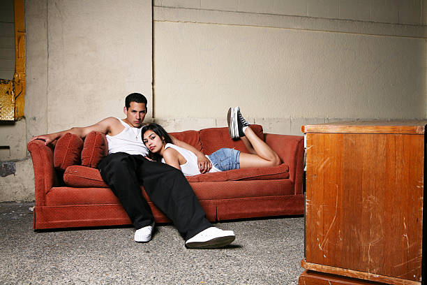 istock Young Woman Resting on her Boyfriend 91672032