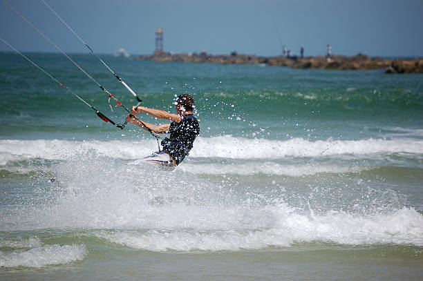 istock Kitesurfer in the churn 91672103