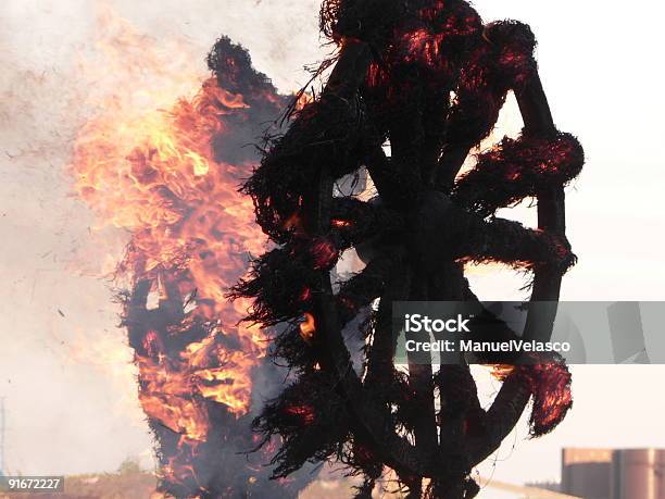 Wheels On Fire Stock Photo - Download Image Now - Baltic Countries, Bonfire, Celebration