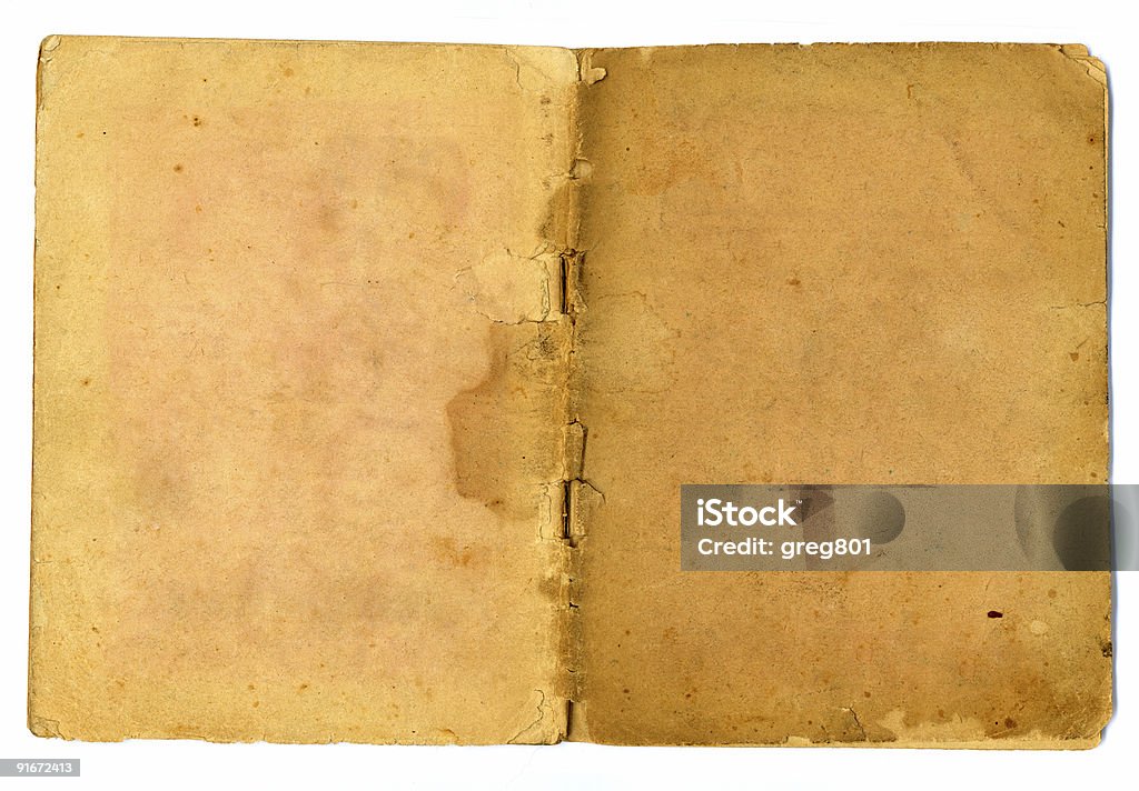 Stare książki, papier uszkodzeń - Zbiór zdjęć royalty-free (Antyczny)
