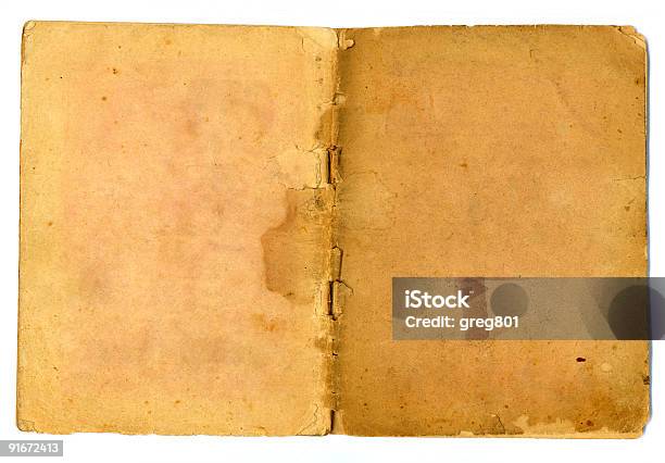 Stare Książki Papier Uszkodzeń - zdjęcia stockowe i więcej obrazów Antyczny - Antyczny, Bez ludzi, Brązowy
