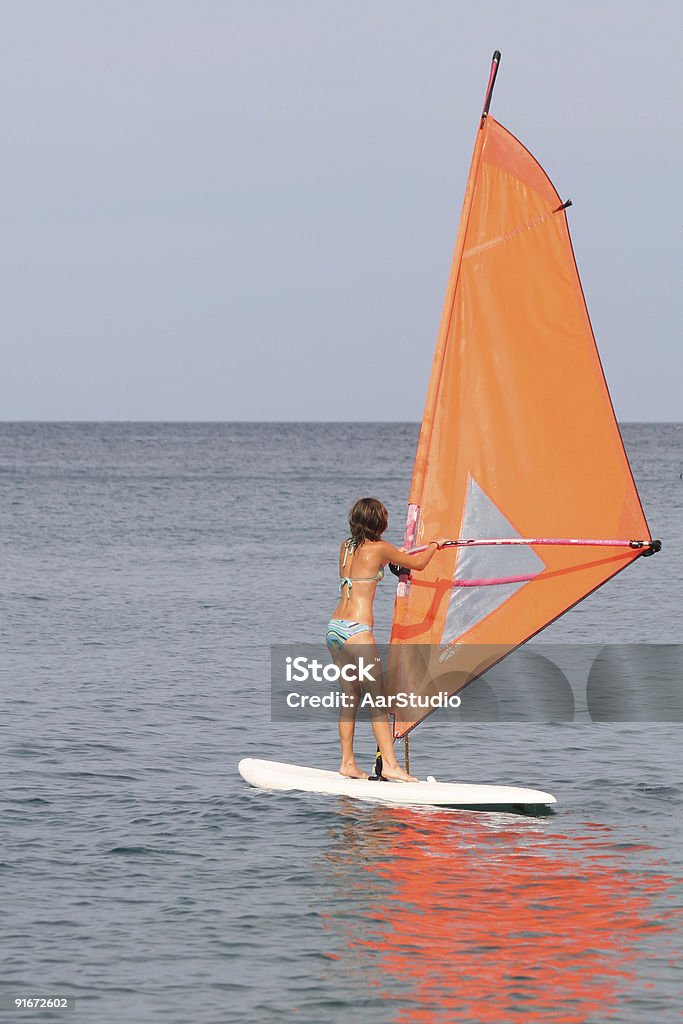 Windsurf - Foto de stock de Adolescente libre de derechos