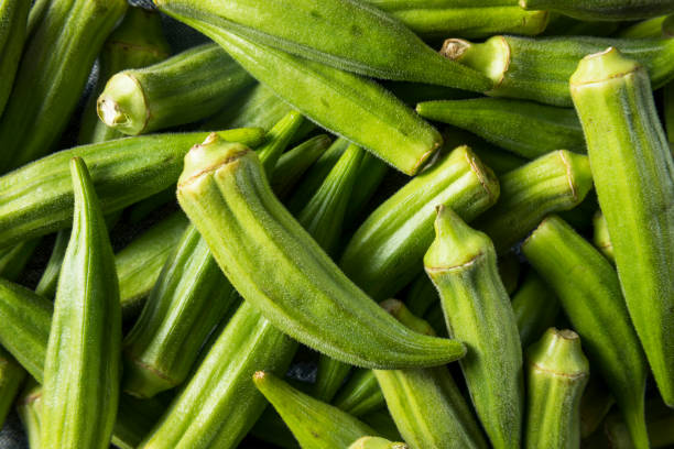 istock Raw Green Organic Okra Vegetables 916737918