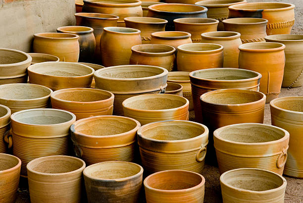 Mexican Pots stock photo