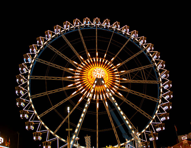 istock Enlightened giant wheel at the Beer Fest 91674034