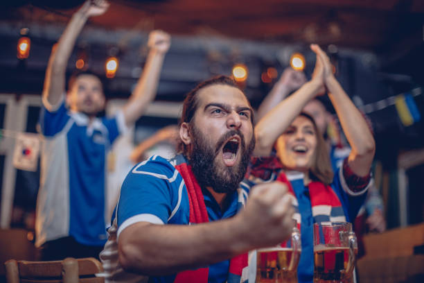 istock Celebrating our Team's Victory 916740784