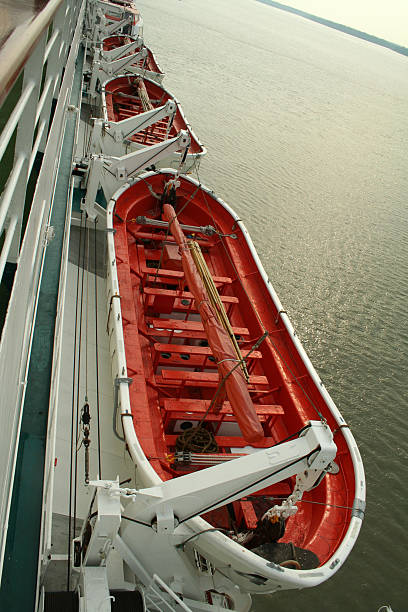 istock Cruise ship lifeboats 91674337