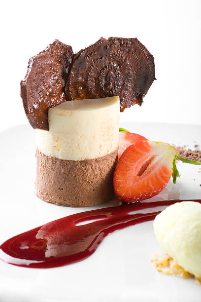 istock Stylish gourmet dessert 91675061