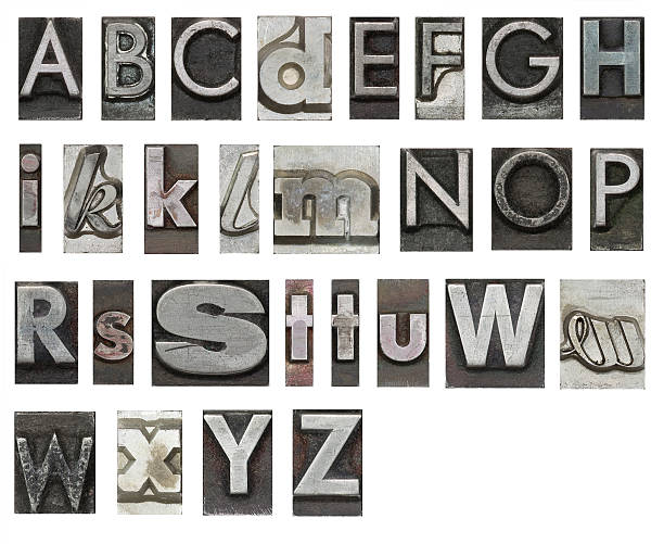 istock The alphabet cut out of words, isolated on white 91675234
