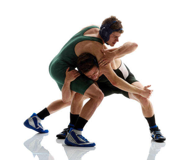 istock Two young male wrestling 916761516