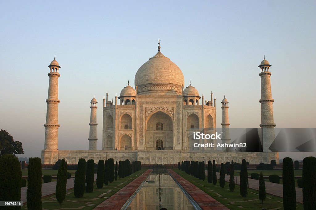 Taj Mahal-India - Foto stock royalty-free di Composizione orizzontale