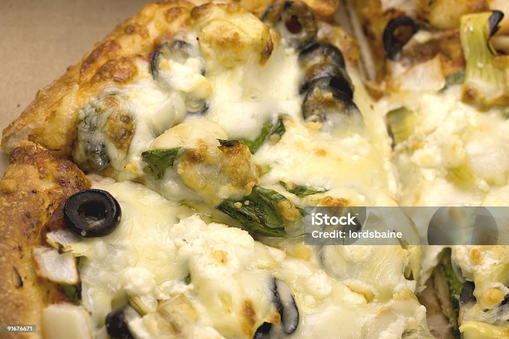 pizza Vegetariana - Royalty-free Alcachofra Foto de stock