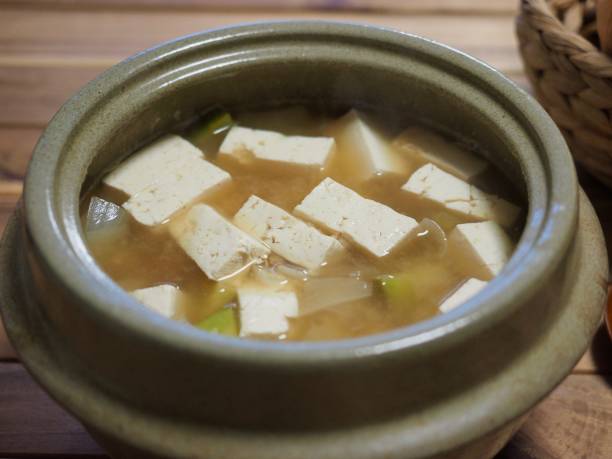 istock Asian food  Soybean Paste Stew ,miso soup 916767340