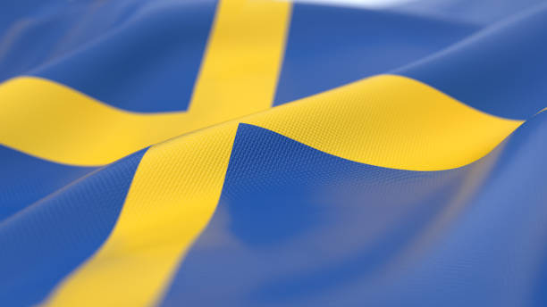 flaga szwecji - swedish flag zdjęcia i obrazy z banku zdjęć
