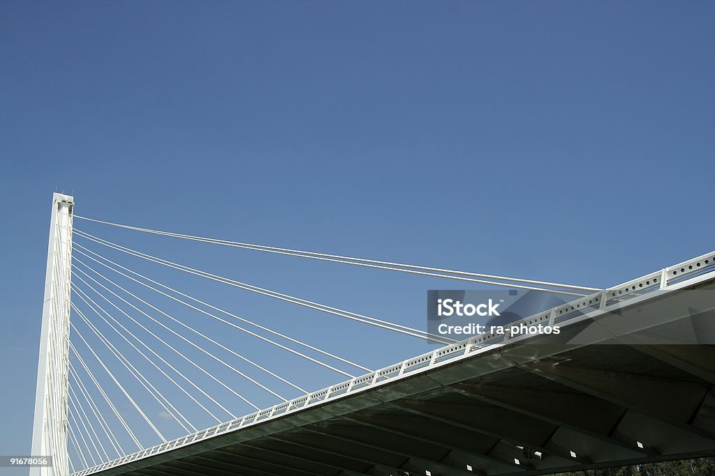 Ponte Alamillo di Siviglia, Spagna - Foto stock royalty-free di Composizione orizzontale