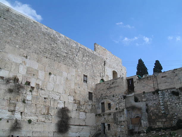 Wailing wall stock photo