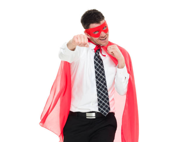 istock Businessman superhero 916793512