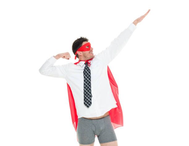 istock Businessman superhero 916793532