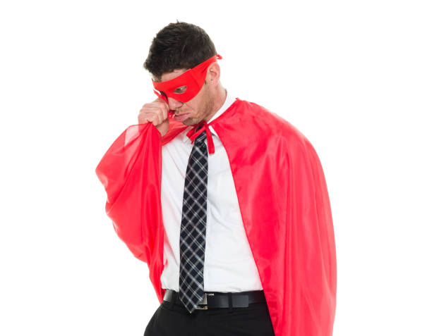 istock Businessman superhero 916793556