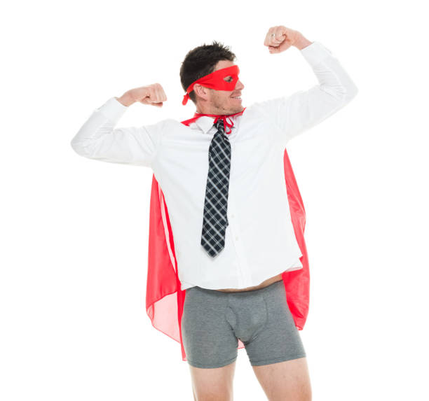 istock Businessman superhero 916793562