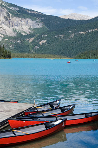istock Canoes at Emerald lake 91679433