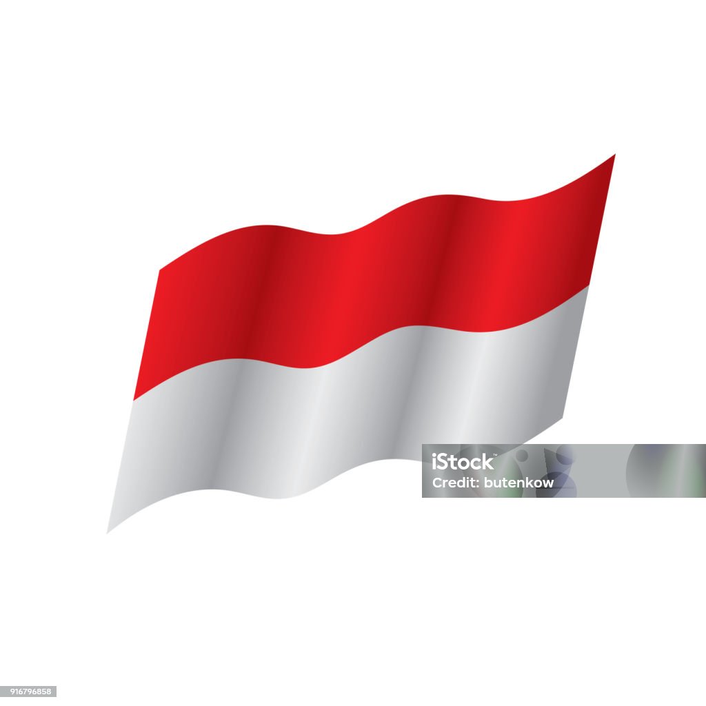 Bendera Indonesia Ilustrasi Vektor Ilustrasi Stok - Unduh Gambar