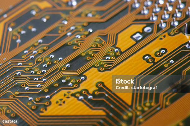 Labyrinth Maze Stock Photo - Download Image Now - Circuit Board, Color Image, Connection