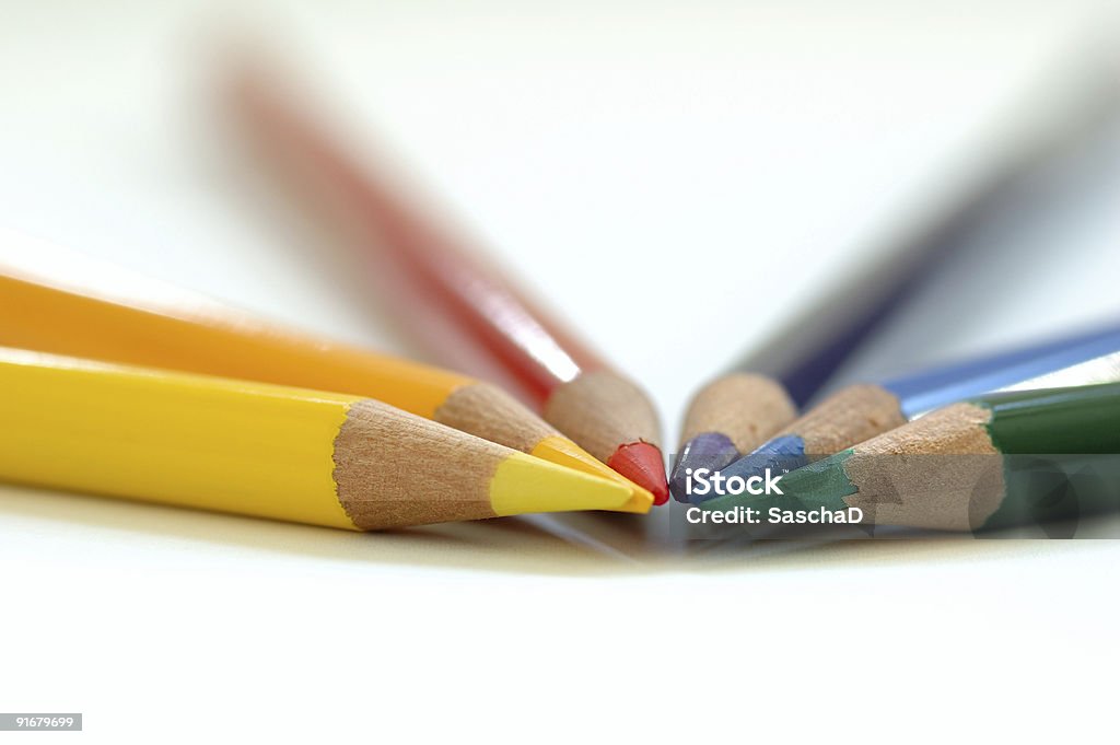 Lápis coloridos - Royalty-free Afiado Foto de stock