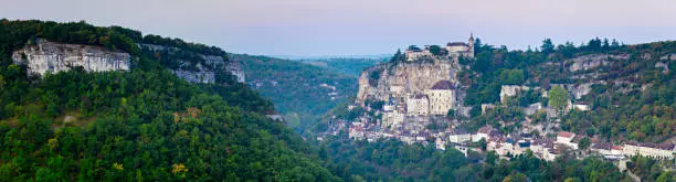 Historic town of Rocamadour in France