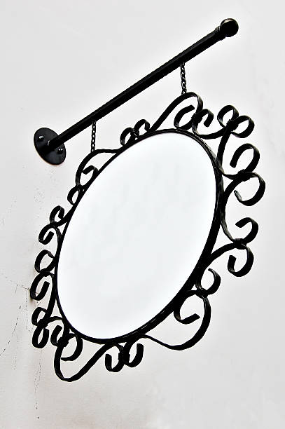 istock Round Signboard with Space for Text and Logo 91680200