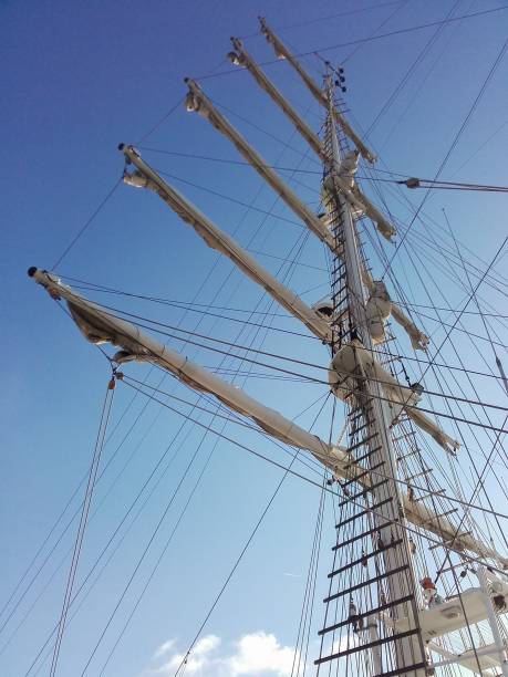 istock Masts of ship sailboat 916811980