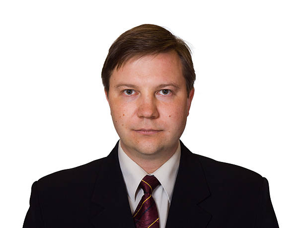 istock Businessman in black suit 91681326