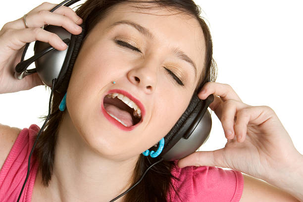 istock Music loving girl 91681598