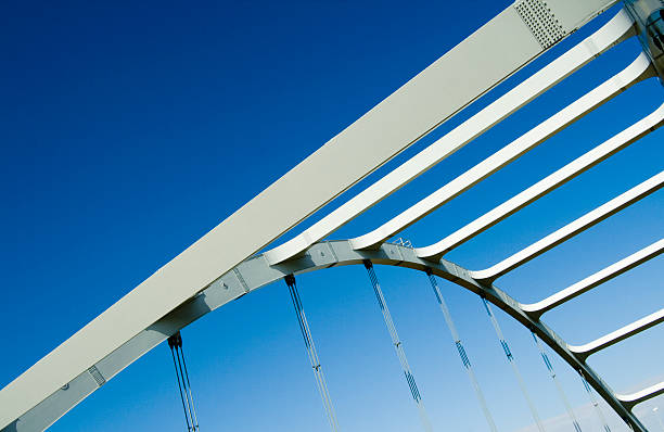 Korean Veterans Bridge in Nashville Tennessee stock photo